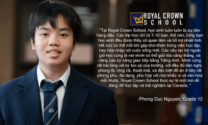 Royal Crown School Phongs testmonial